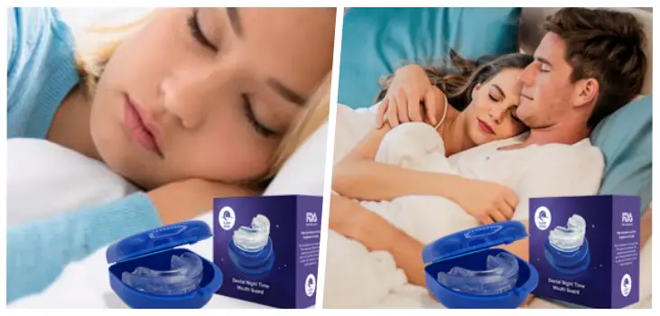 collage of a couple and a woman sleeping peacefully thanks to MouthHero